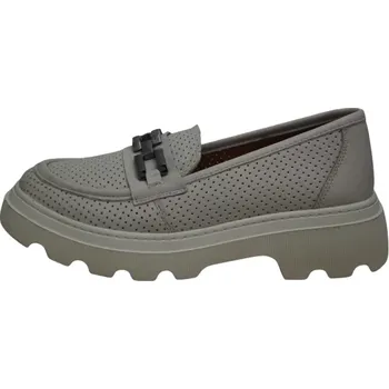 Dámské mokasíny Obuv dámská LOOKE L1159-64 krémová (Dámské mokasíny)