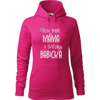 Pánská mikina Dámská mikina Skvělá babička Velikost (žena): XL, Vyberte barvu: Purpurová