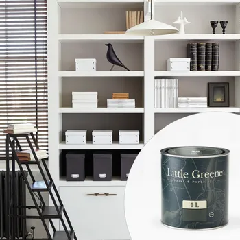 barva na zeď Little Greene Barva na lamino - Matná - 1L - Intelligent Eggshell Vyberte odstín:: Whisper (5)