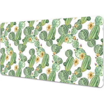 Stolní podložka Pracovní podložka na stůl Kaktus s květinami