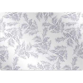 Podložka pod nábytek Podložka pod židli šedé listy