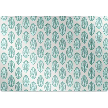Podložka pod nábytek Ochranná podložka pod židli Zelené listy