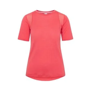 Dámské oblečení Kari Traa Embla Wool Tee Women CANDY/LIGHT RED růžová S