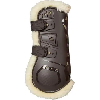 Ochrana nohy a ocasu BACK ON TRACK Kamaše přední AirFlow Back on Track, s beránkem, pár, hnědé PONY