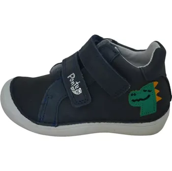 Chlapecké polobotky Obuv dětská PONTE DA03-4-1318 modrá (Dětská kožená obuv )