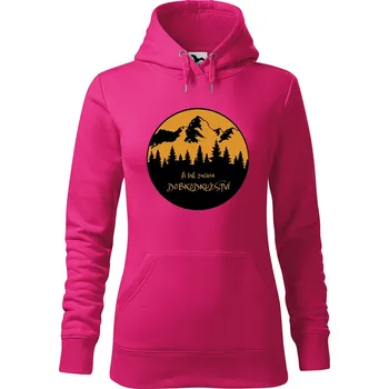 Pánská mikina Dámská mikina Dobrodružství Velikost (žena): M, Vyberte barvu: Purpurová