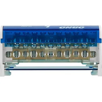 svorka Svorkovnice na DIN lištu 2 řadová 11 PIN 7x6mm + 4x16mm