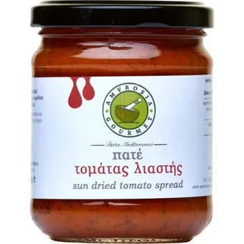 Rostlinná pomazánka Simply Greek | Pomazánka ze sušených rajčat intenzivní, aromatická, všestranná, středomořská - 200 g