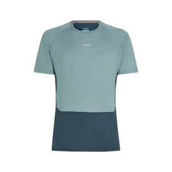 Icebreaker Merino Blend 125 ZoneKnit SS Crewe Men ABYSS/BLUE ASH/CB modrá M