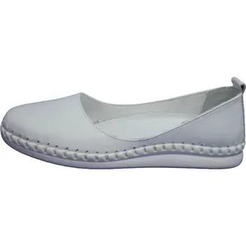 Dámské baleríny Obuv dámská WILD 064 6014 1 A2 bílá (Dámské kožené balerínky)