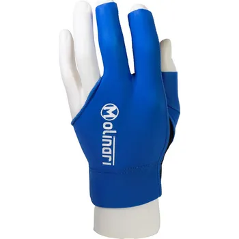 Kulečníková rukavice Rukavice Molinari New pro leváka Barva: tmavě modrá, Velikost: M - Medium