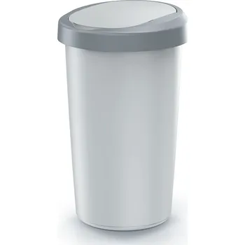 Odpadkový koš Odpadkový koš COMPACTO FLAS 50 L popelavě šedý/světle šedý