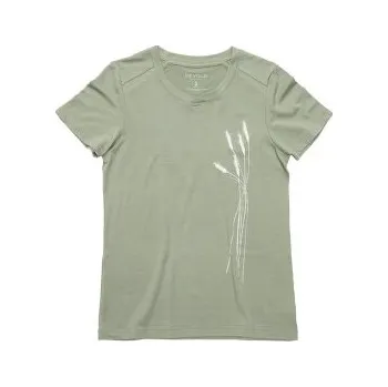 Dámská móda Devold Premium Oats Tee Women FOG zelená S