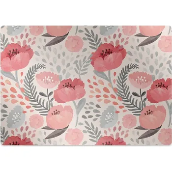 Podložka pod nábytek Podložka pod kancelářskou židli malované vlčí máky