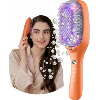 kartáč na vlasy KARTÁČ NA VLASY S LASEROVOU A LED TERAPIÍ A VIBRACEMI PRO RŮST VLASŮ