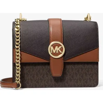 MICHAEL KORS kabelka, crossbody Greenwich hnědá