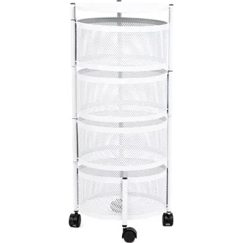 regál Regál na kolečkách ROBUS 894515 bílý