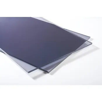 Průsvitná krytina Plný polykarbonát grey 8 mm s UV 1000 x 500 mm