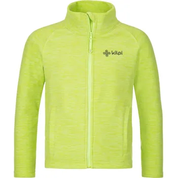 Chlapecká mikina Dětská fleecová mikina Kilpi ALACANT-J Světle Zelená SJ0204KILGN 158