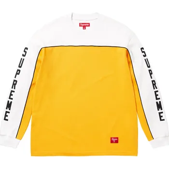 Supreme Paneled Piping L/S Top / Yellow Barva: Černá, Velikost: XXL