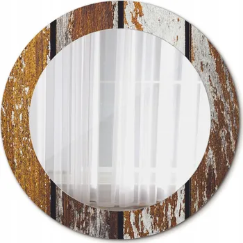 Zrcadlo Zrcadlo do koupelny Tmavé vintage dřevo 60 cm