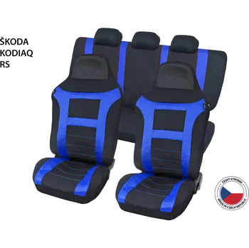 Potah sedadla Cappa Autopotahy Perfetto EL Škoda Kodiaq RS modrá