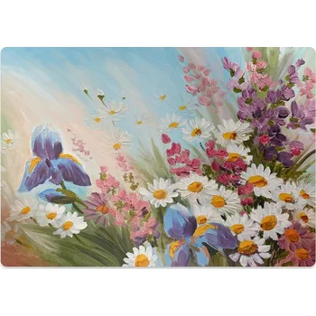 Podložka pod nábytek Ochranná podložka pod židli Pole louka