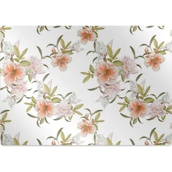 Podložka pod nábytek Podložka pod kolečkovou židli Jarní květiny