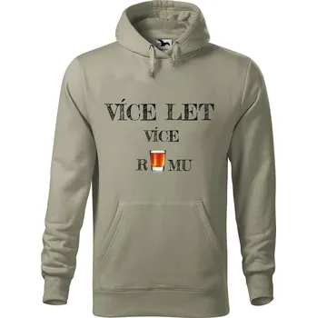 Pánská mikina Pánská mikina s potiskem Více rumu Velikost (muž): S, Vyberte barvu: Světlá khaki