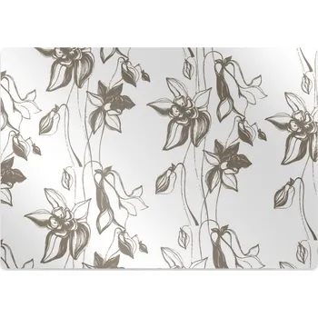 Podložka pod nábytek Podložka pod kolečkovou židli kresba květiny