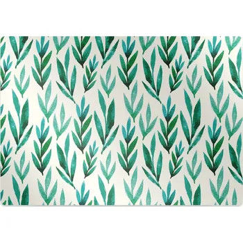 Podložka pod nábytek Ochranná podložka pod židli Zelené listy