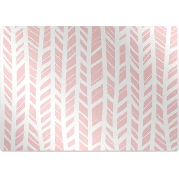 Podložka pod nábytek Ochranná podložka pod židli růžová rybí kost