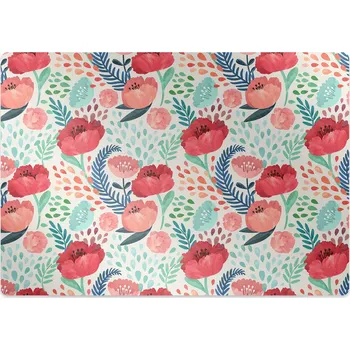 Podložka pod nábytek Ochranná podložka pod židli Mák květ