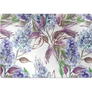 Podložka pod nábytek Ochranná podložka pod židli fialové listí