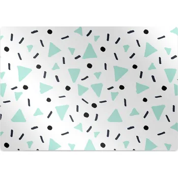 Podložka pod nábytek Ochranná podložka pod židli retro pattern