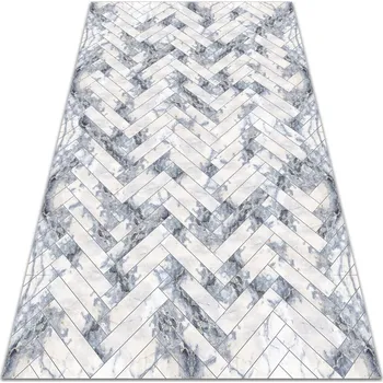 Koberec Módní univerzální vinylový koberec Mramor rybí kost