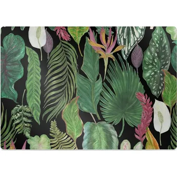 Podložka pod nábytek Podložka pod kancelářskou židli tropické listy