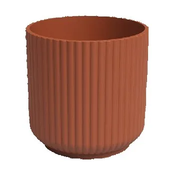 Květináč Květináč LUNA, 14cm, keramika, hnědá|TERRACOTTA|Artevasi
