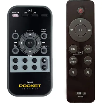 Dálkový ovladač EDIFIER RC80B - dálkový ovladač duplikát