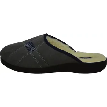 Pánské pantofle Obuv pánská domácí ROGALLO 4110/006 šedá (Pánská domácí zateplená obuv)