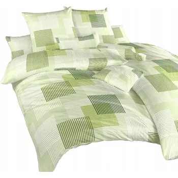 Povlečení Dadka Povlečení bavlněné Patrik zelené 140x200, 70x90 cm