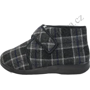 Pánské pantofle Obuv Rogallo 4372/009 šedá (Obuv domácí pánská ROGALLO)