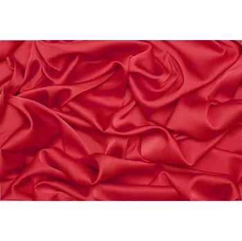 Saténové umělé hedvábí | Silky Armani - Červená