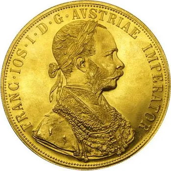 Münze Österreich 4-Dukát Františka Josefa I. 1915 (novoražba) 13,96 g