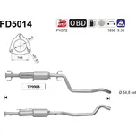 Filtr sazových částic, výfukový systém AS, S.L. FD5014