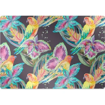 Podložka pod nábytek Podložka pod kancelářskou židli barevné papoušky