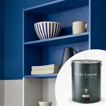 Speciální výtvarná barva Little Greene Barva na lamino - Polomatná - 5L - Intelligent Satin Vyberte odstín:: Whitening (41)