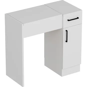 Toaletní stolek JUKTA toaletní stolek se zrcadlem, bílá