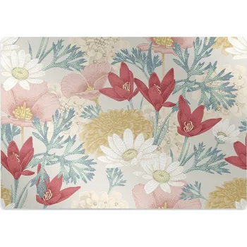 Podložka pod nábytek Podložka pod kolečkovou židli Jarní květiny