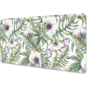 Stolní podložka Velká podložka na stůl Bílé květy